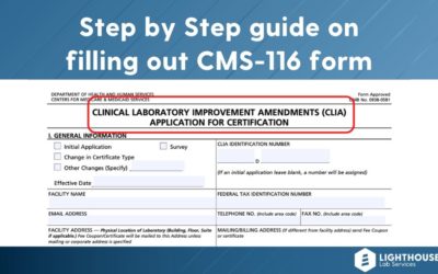 How to Apply for a CLIA Certificate? Filling out CMS-116
