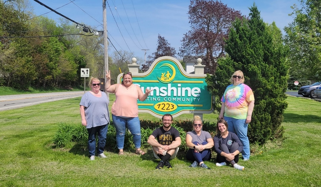 Lighthouse's RCM Consulting Team Volunteering with VTO at Sunshine Communities in Maumee Ohio
