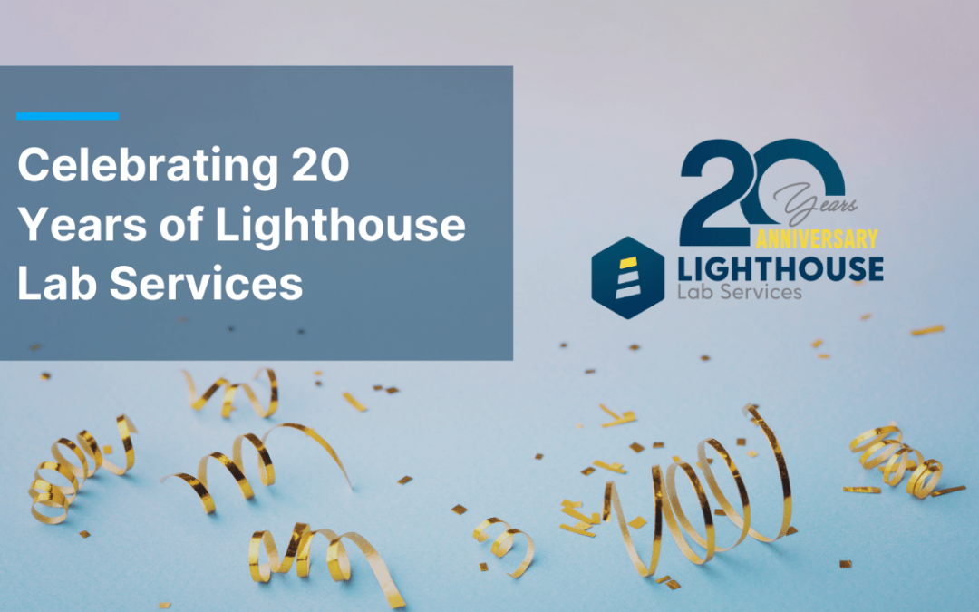 Lighthouse Lab Services 20th anniversary banner